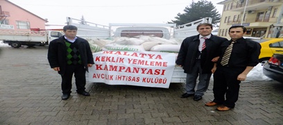 KINALI KEKL�KLERE 2 TON YEM DA�ITILACAK